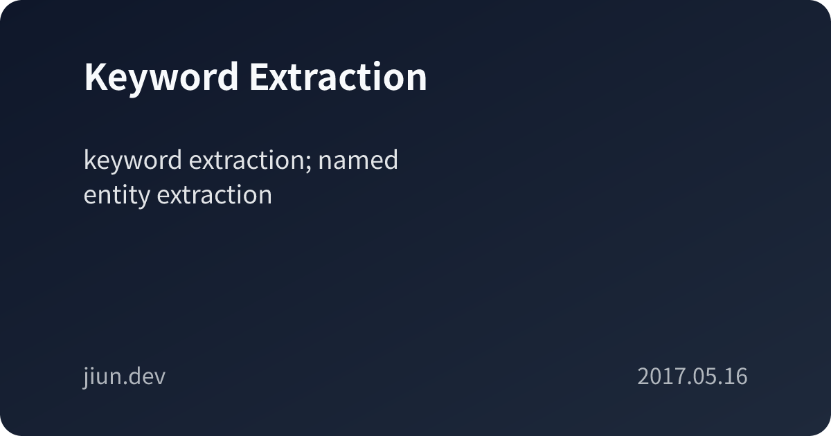 Keyword Extraction